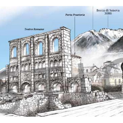 AOSTA, Historic center, the Roman theatre