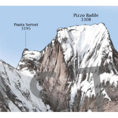 Pizzo Badile - Northern side